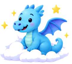 The Dragon Who Loved Books illustration