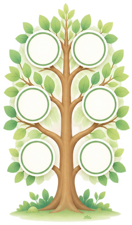 Family voice tree illustration